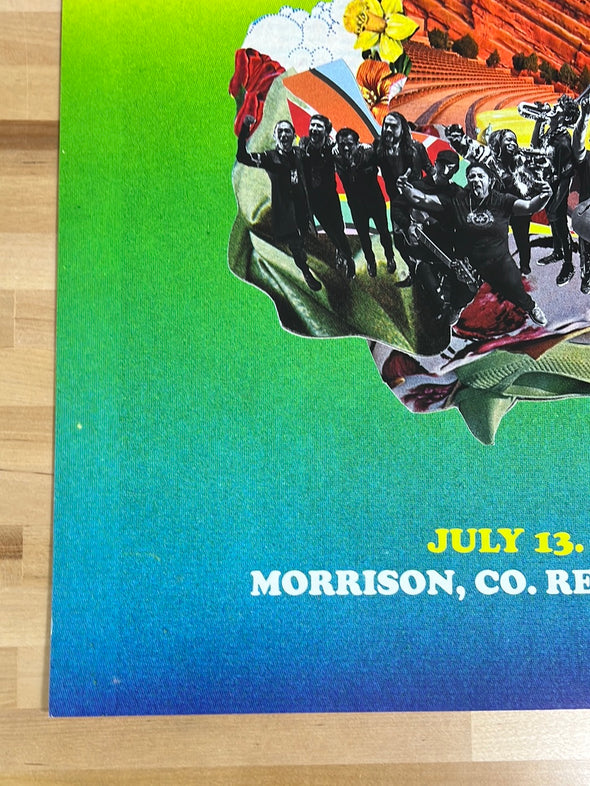 Griz - 2018 Live Band poster Red Rocks Morrison, CO