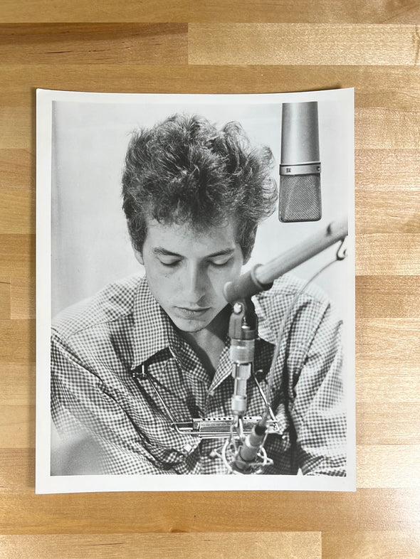Bob Dylan - 1963 Don Hunstein photograph 8x10 The Times They Are A-Changin'