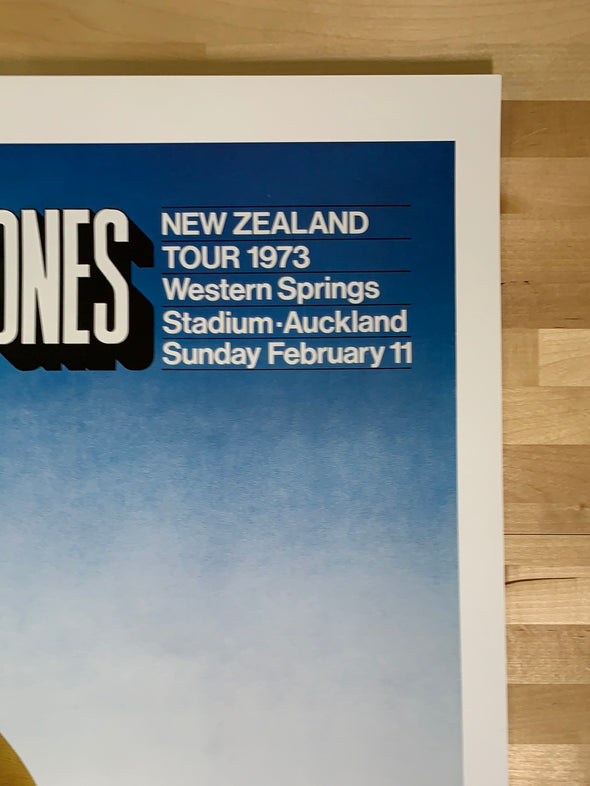 Rolling Stones - 1973 Ian McCausland poster Auckland, NZ