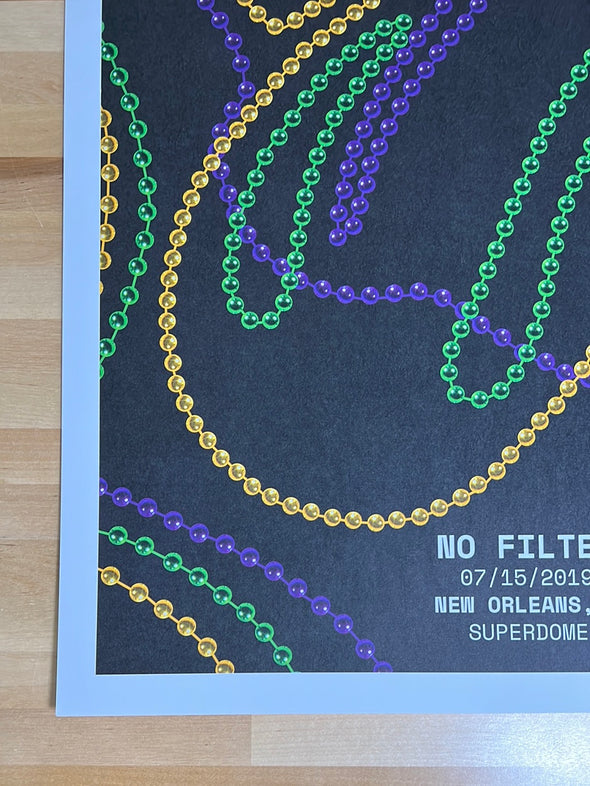 Rolling Stones - 2019 poster No Filter Tour New Orleans, LA