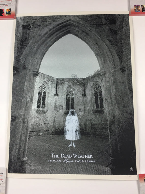 The Dead Weather - 2009 Methane Studios Poster Paris, FRA Olympia