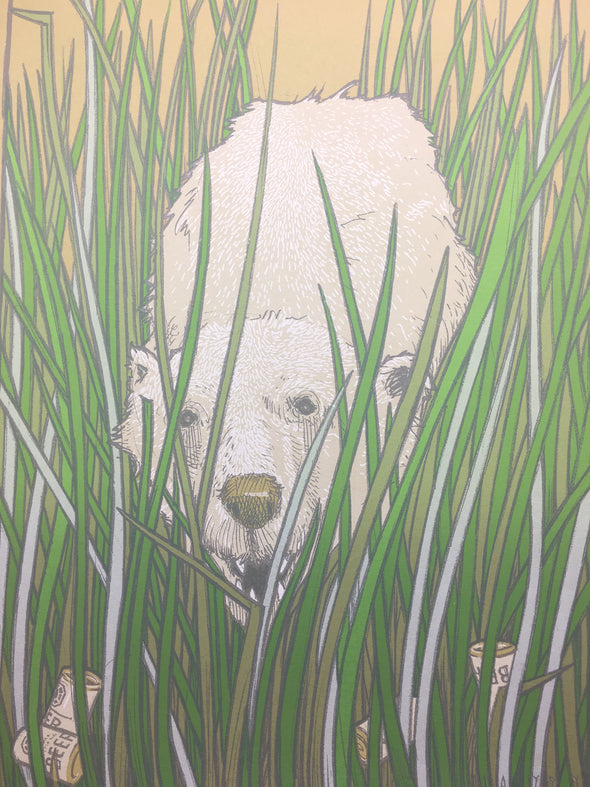 The Polar Bear - 2009 Jay Ryan poster Chicago, IL Lost 15 Series