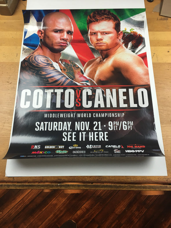 Boxing - 2015 Cotto vs Canelo Poster