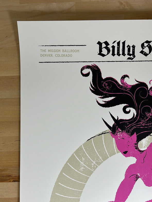 Billy Strings - 2021 Delicious Design League poster Denver, CO 10/14 AP
