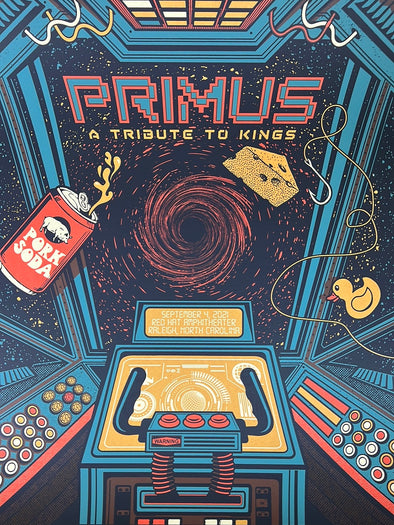Primus - 2021 Status Serigraph poster Raleigh, NC