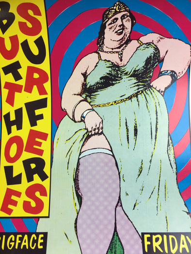 Butthole Surfers - 1991 Frank Kozik poster Houston, TX The Unicorn
