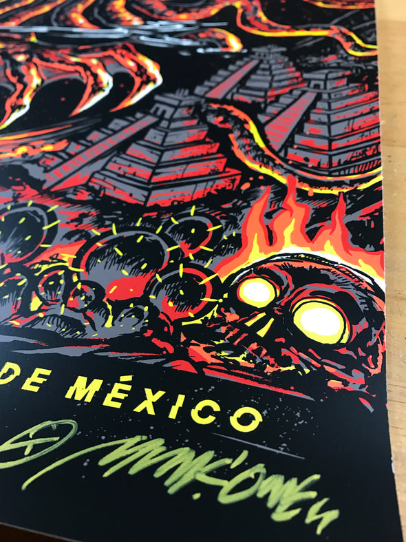 Metallica - 2017 Munk One poster Mexico City N1 S/N AP Foro Sol Arena