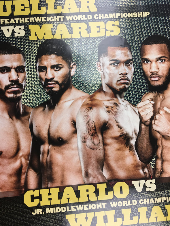 Boxing - Cuellar vs Mares, Charlo vs Williams, Anthony Joshua Poster Three World
