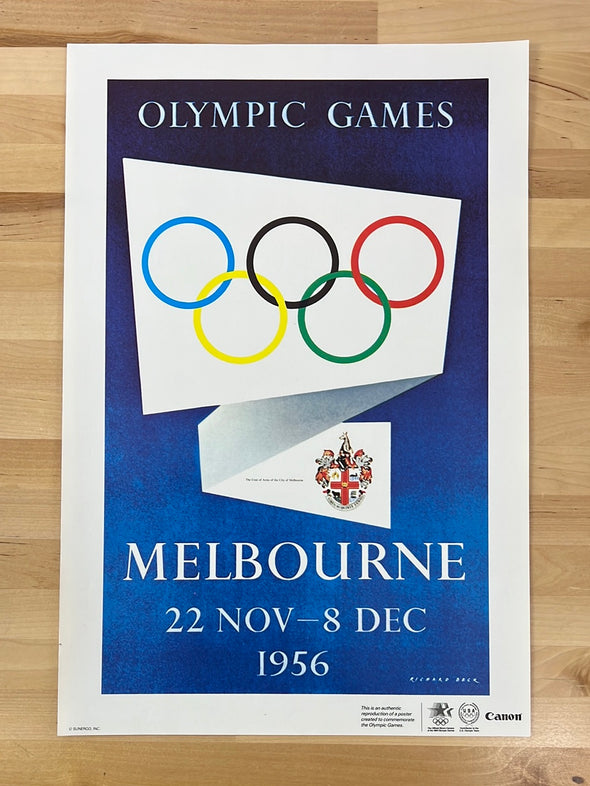 Canon Olympic Commemorative Series 1984  - poster 1956 Melbourne