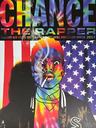 Chance The Rapper - 2015 Kii Arens poster Rosemont, IL