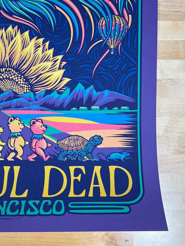 Grateful Dead - 2021 Todd Slater Poster San Francisco, CA Variant