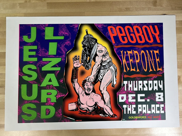 Jesus Lizard - 1994 T.A.Z. poster Hollywood, CA 1st ed