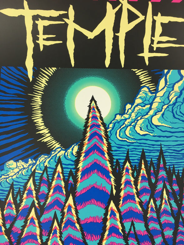 Temple of the Dog - 2016 Brad Klausen Poster Upper Darby, PA Tower Theatre