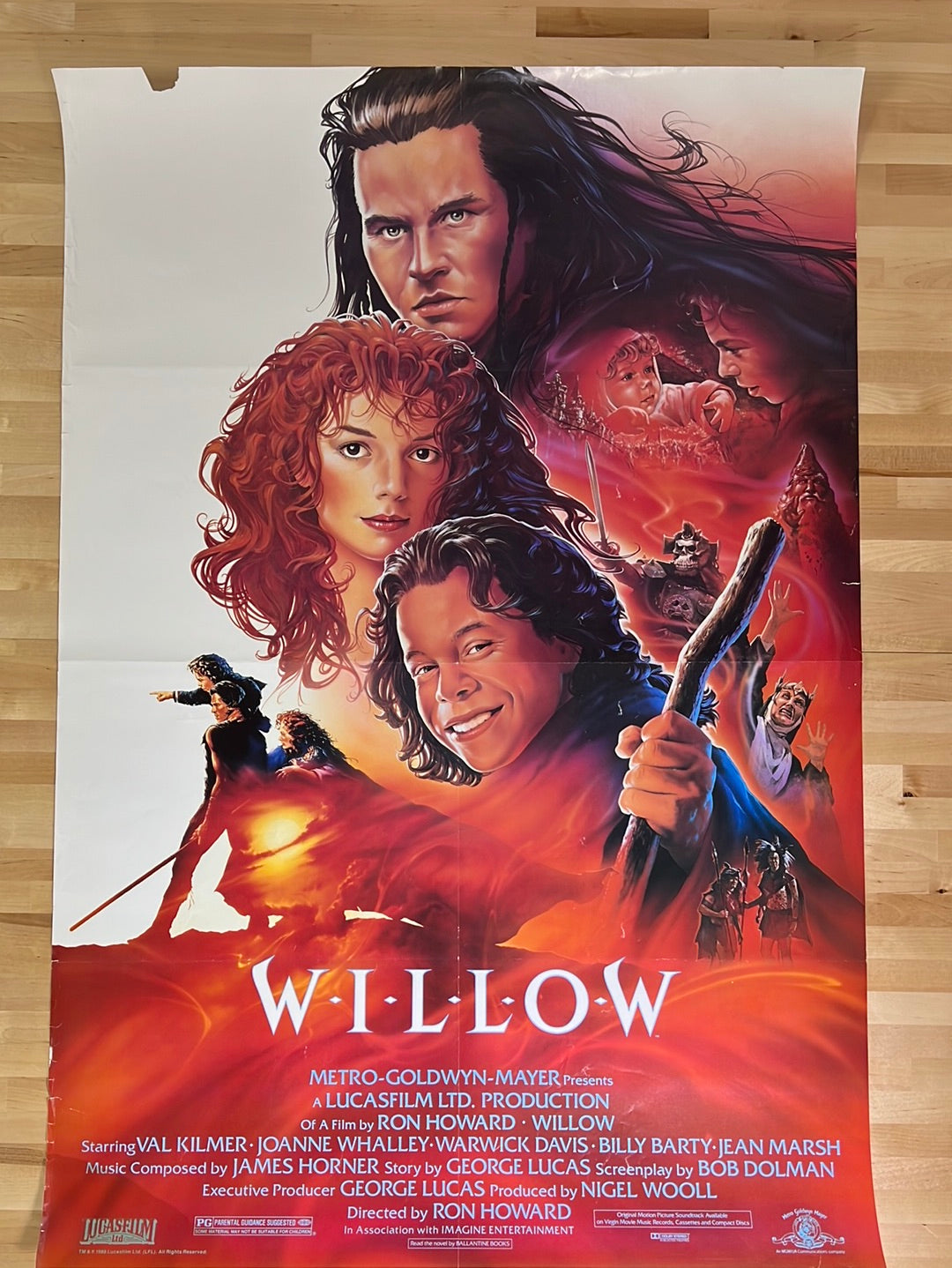 Willow 1988 One Sheet Movie Poster Original Vintage 27x40 Sold Out willow-1988-one-sheet-movie-poster-original-vintage-27x40-sold-out