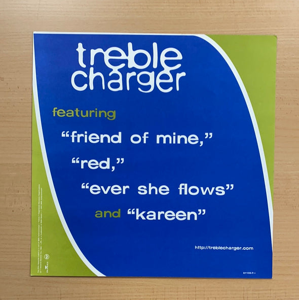 Treble Charger - 1997 original vinyl poster insert 12x12 record art