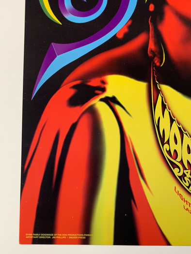 FD/ID 11 George Clinton - 1996 Jim Phillips poster Maritime Hall San F ...