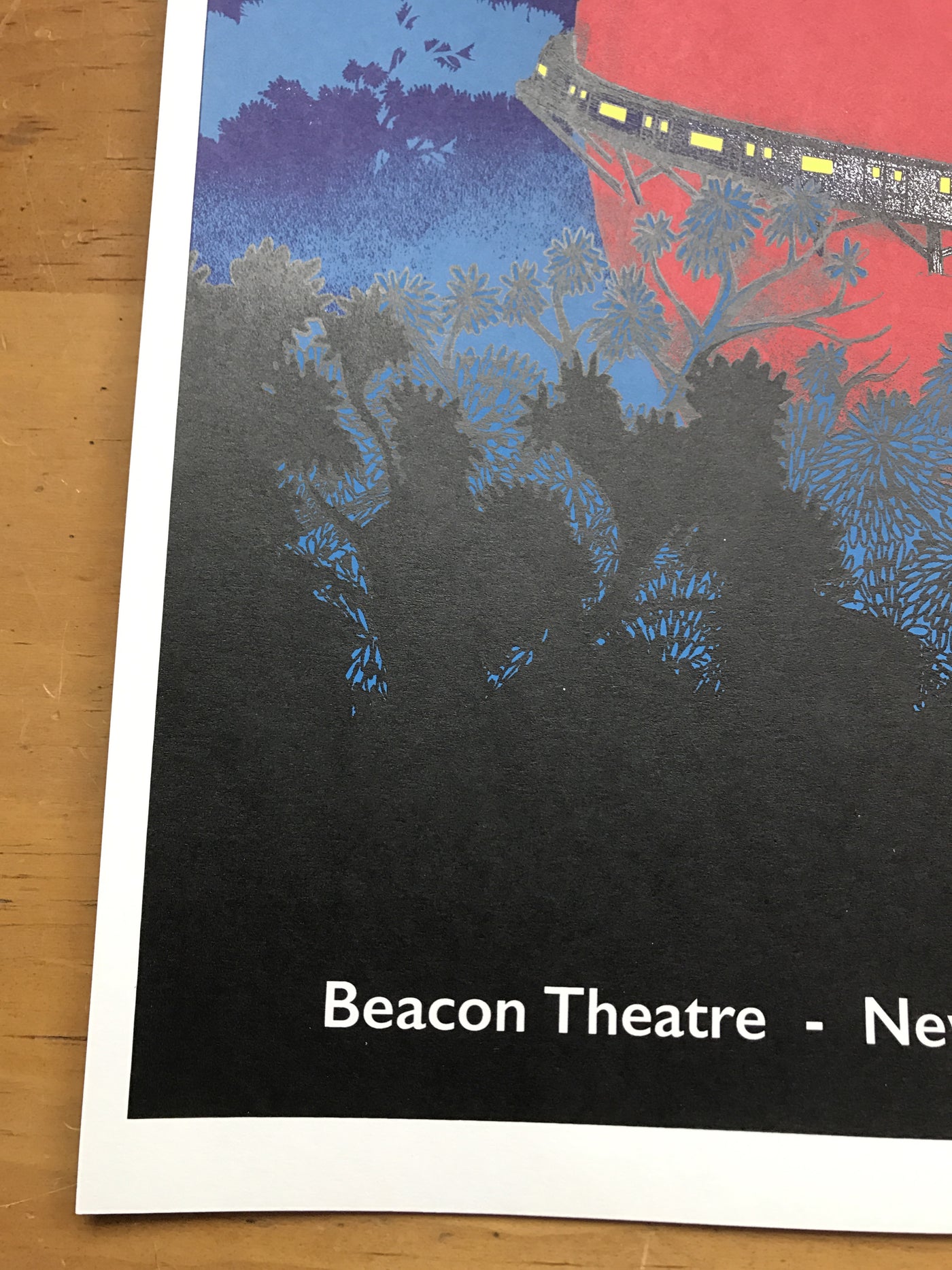 Wilco - 2017 Matt Saunders poster Beacon Theatre New York Rabbit Porta ...