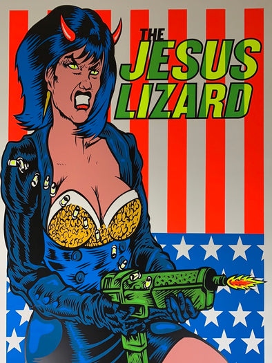 Jesus Lizard - 1996 T.A.Z. poster Los Angeles, CA 1st ed