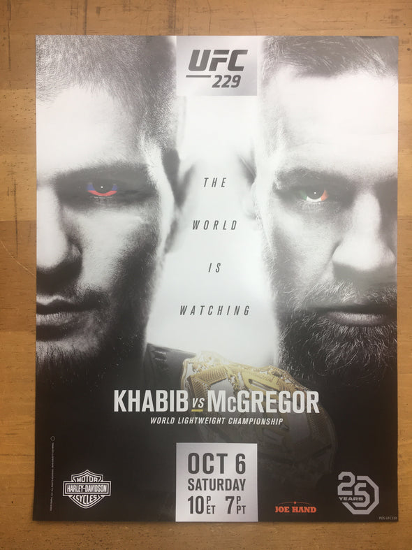 UFC 229 - 2018 Poster Khabib vs McGregor