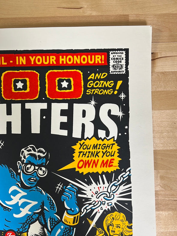 Foo Fighters - 2015 Chris Hopewell poster Slane, Ireland