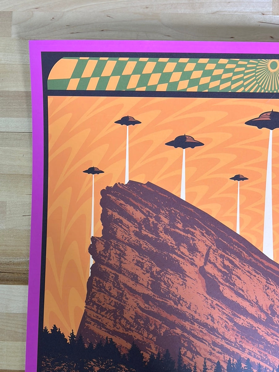 Red Rocks - Status Serigraph poster art print Morrison, CO – Sold Out ...