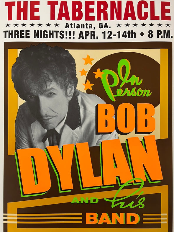 Bob Dylan - 2004 Geoff Gans poster Atlanta, GA