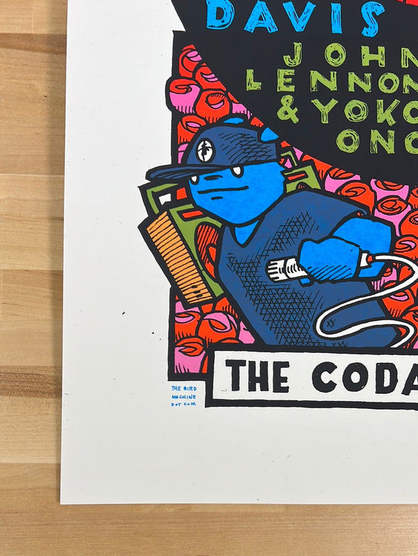 The Coda Collection - 2021 Jay Ryan poster Pearl Jam, Billy Strings, Hendrix