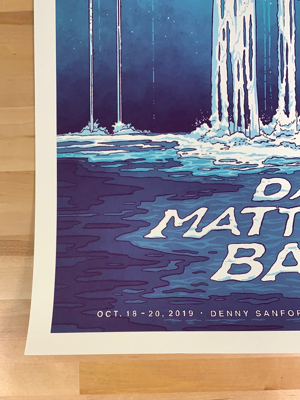 Dave Matthews Band - 2019 Matt Fleming poster Sioux, SD