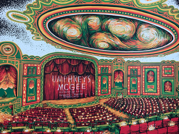 Umphrey's McGee - 2017 James Eads poster Tennessee Theatre, Knoxville
