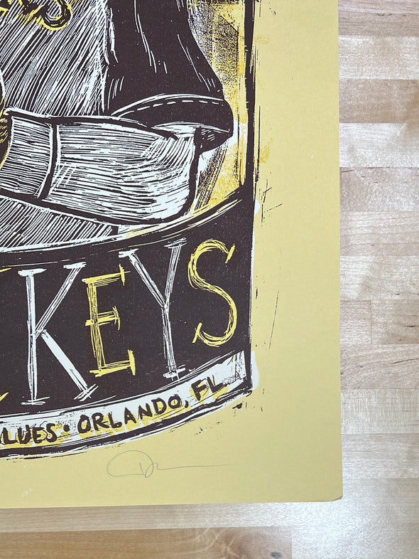 The Black Keys - 2010 Dan Grzeca poster Orlando, FL House of Blues