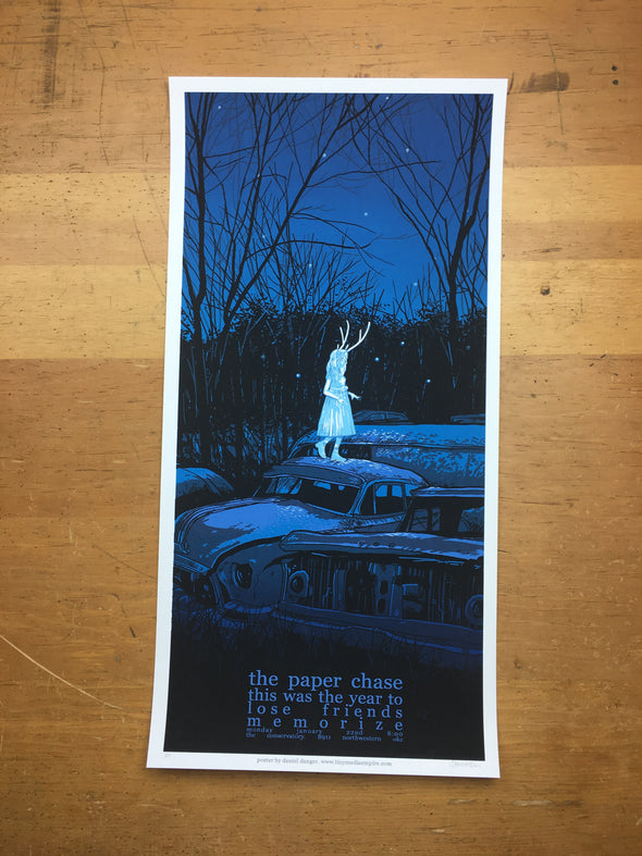 The Paper Chase - 2007 Daniel Danger AP poster Oklahoma City, OK The Conservator