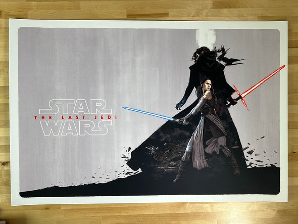 Star Wars: The Last Jedi - 2018 Marc Aspinall poster movie print