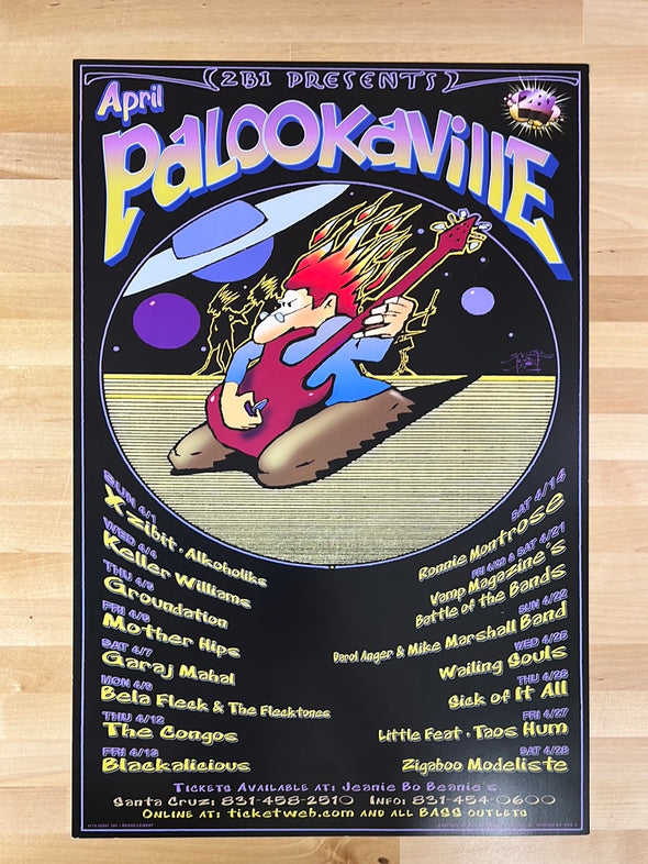 MHP 119 April - 2001 poster Palookaville Santa Cruz, CA 1st