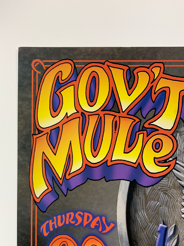 Gov't Mule moe. - 2001 Randy Tuten poster Santa Cruz, CA The Catalyst