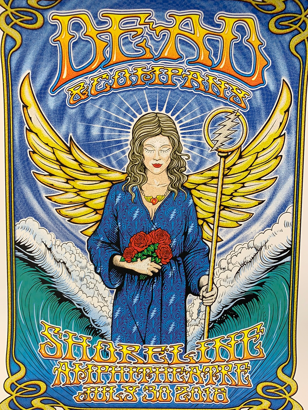 Dead & Company 2023年夏ツアーポスター Dead & Company - The Final Tour 2023 (Rainbow Foil) - Status