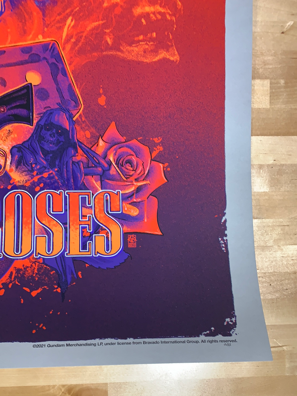 Guns N' Roses - 2021 Vance Kelly poster 1st edition variant