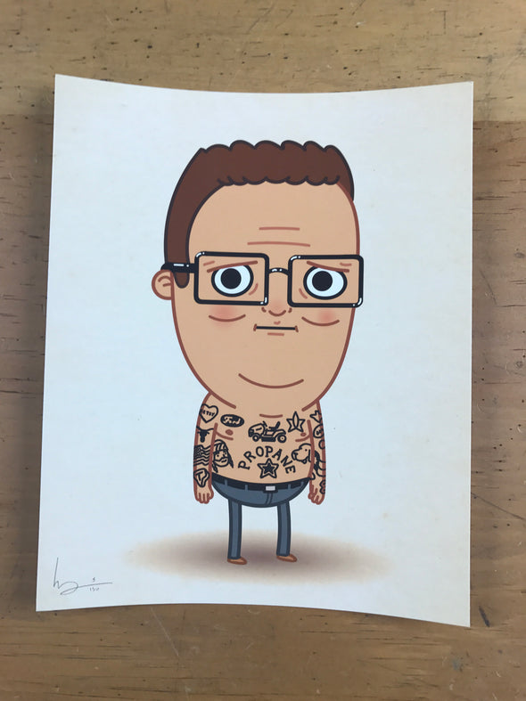 Tatoos - 2016 Mike Mitchell poster Hank Hill, King of the Hill