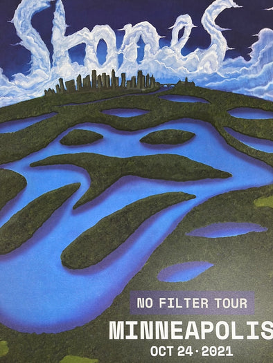 Rolling Stones - 2021 poster Minneapolis, MN No Filter Tour