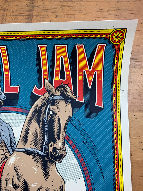 Pearl Jam - 2018 Ian Wlliams Poster Boston, MA Fenway AP S/N