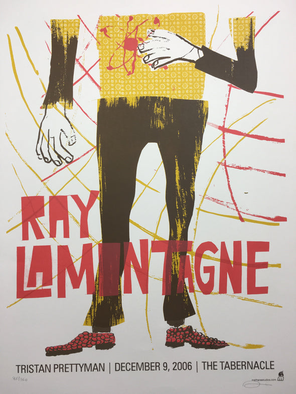 Ray LaMontagne - 2006 Methane Studios poster Atlanta, GA Tabernacle