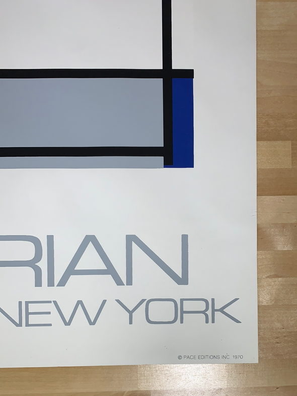 Mondrian - 1970's Pace Gallery New York art print poster Original Vintage