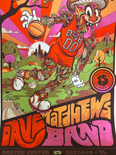 Dave Matthews Band - 2022 Delicious Design poster Chicago, IL