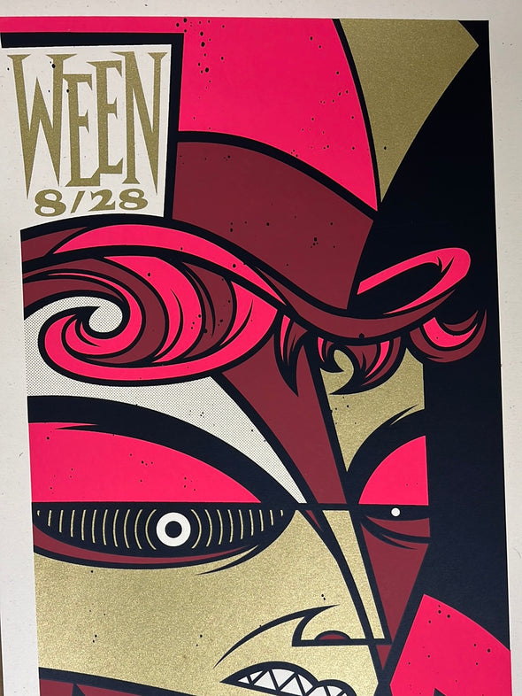 Ween - 2009 Todd Slater Poster Bend, OR Les Schwab Ampitheater