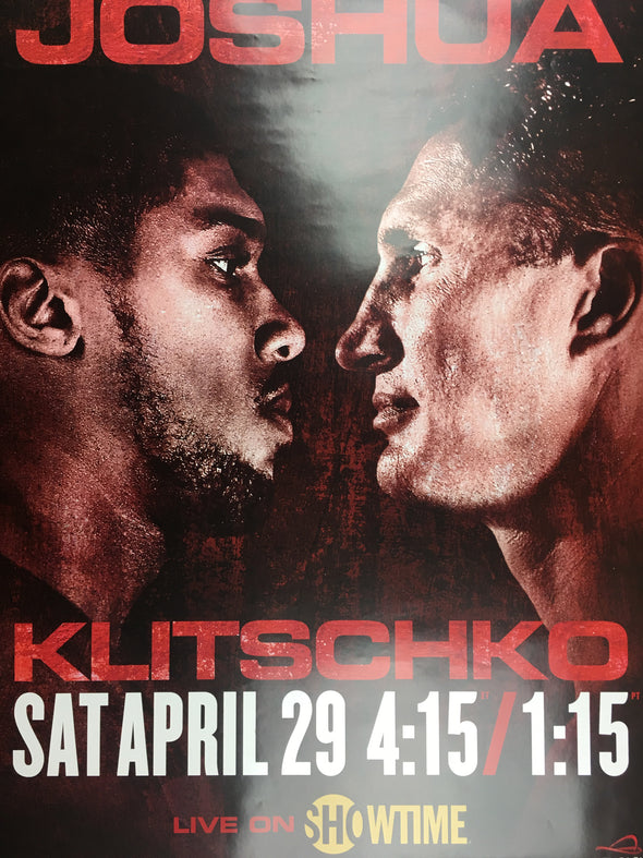 Boxing - 2017 Joshua vs Klitschko Poster