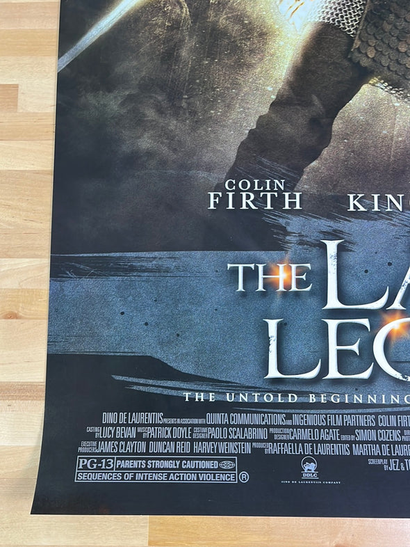 The Last Legion - 2007 video promo movie poster original vintage