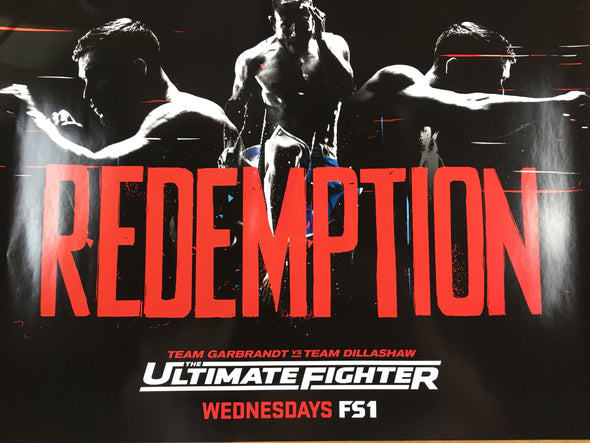 UFC Ultimate Fighter Garbrandt vs Dillashaw Redemption Poster