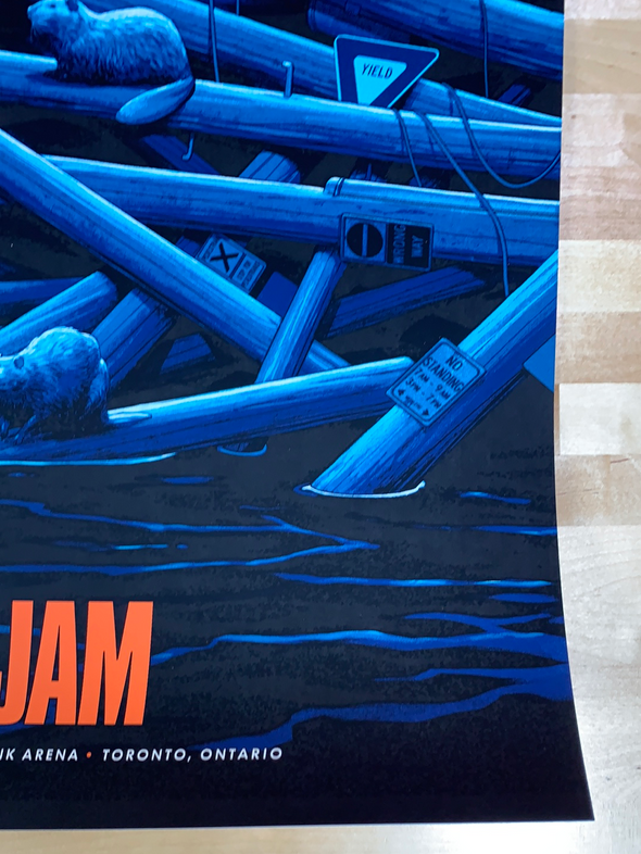 Pearl Jam - 2020 Justin Erickson poster Toronto, ONT Scotiabank