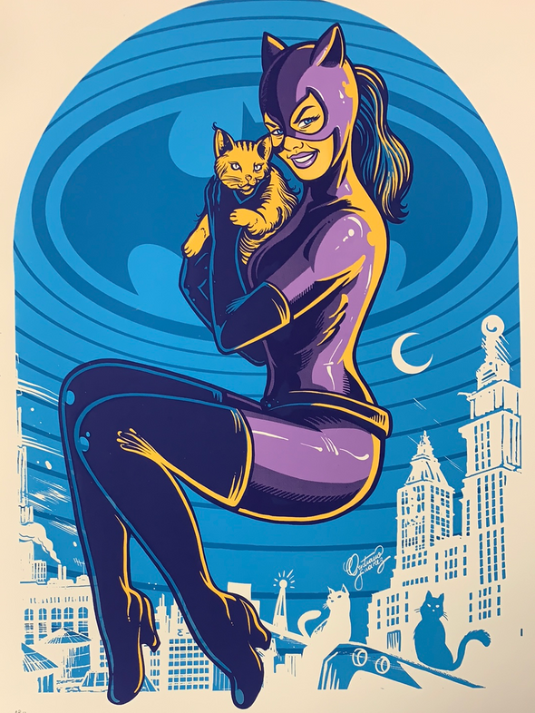 Cat Woman - Cristiano Suarez poster Catwoman movie print