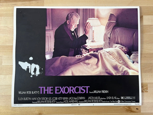The Exorcist - 1974 original lobby card poster movie cinema 3