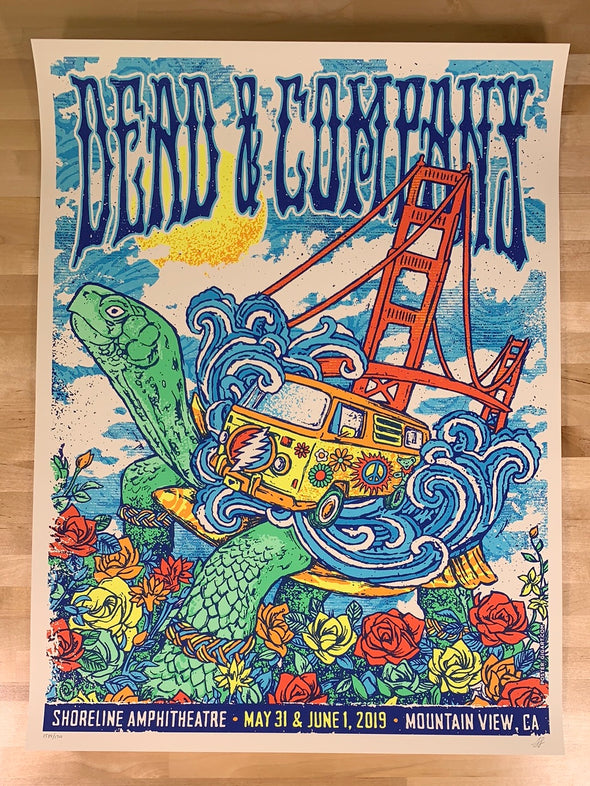 Dead & Company - 2019 Gigart poster Mountain View, CA